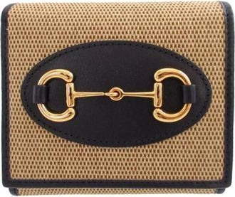 Gucci Pre-owned Wallets, female, Beige, Size: ONE SIZE Pre-owned Small Wallet