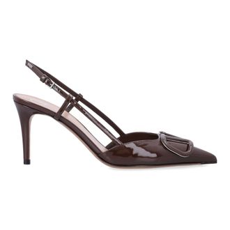 Valentino Garavani Dames, Schoenen, Bruin, Maat: 40 EU Leer