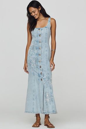 The Wolf Gang Amana Denim Midi Dress