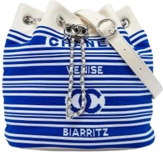 Chanel Pre-owned Vintage Bucket Bag - Pre-owned - Mujer - Azul - ONE SIZE