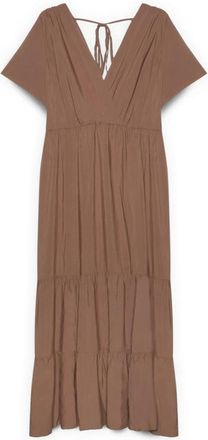 Fiorella Rubino Maxi Kleedjes - Dames - Maxi kleedjes - Bruin - 2XL - Kleedjes