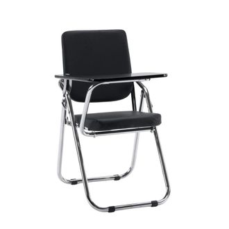 hjh OFFICE Silla de piel sint&eacute;tica negro