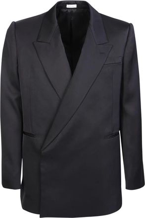 Alexander McQueen Wikkeljas - Heren - Blazers - Zwart - M - Wol - Jassen