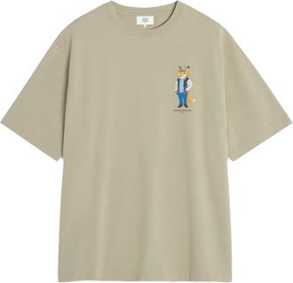 Maison Kitsuné T-shirt con stampa - Verde