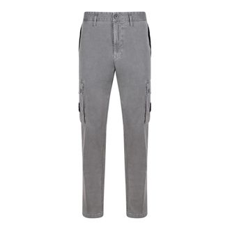 Stone Island Cargozak Cement Broek - Heren - Slim Fit Broeken - Grijs - W32 - Katoen - Broeken