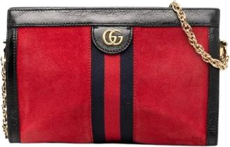 Gucci Pre-owned Cross Body Bags, female, Red, Size: ONE SIZE Pre-owned Vintage Cross Body Bag