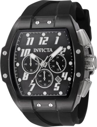 Invicta S1 Rally Chronograph GMT Quartz Black Dial Mens Watch 45480