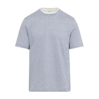 Brunello Cucinelli Uomo, Top, Blu, XL, new