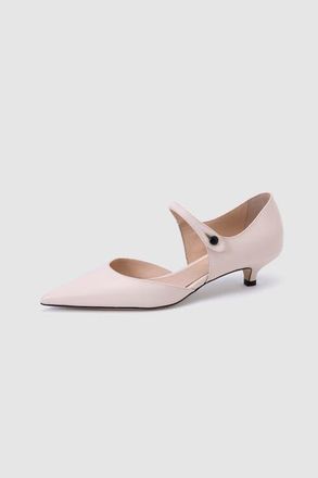 Bells & Becks Nadia Kitten Heel Mary Jane Pump in Ivory at Nordstrom, Size 38.5