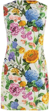 Dolce & Gabbana Floral Jacquard Cotton Dress