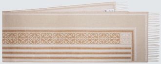 Loewe Anagram wool and cashmere jacquard scarf