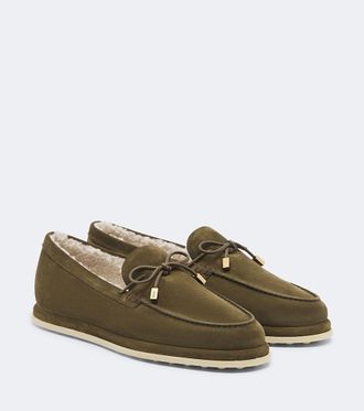 Tod's N&aacute;uticos Gommino de ante con borrego