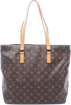 Louis Vuitton Brown Coated Canvas Pvc Leather Monogram Handbag Tote Bag (Pre-Owned)