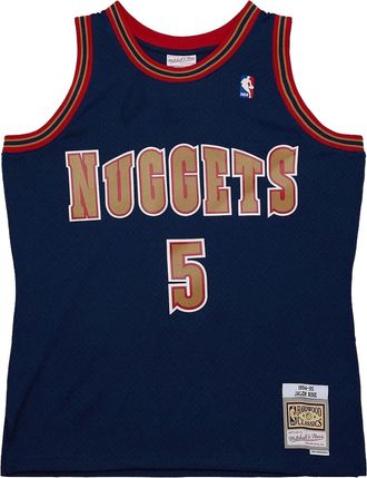 Mitchell & Ness T-shirt Jalen Rose Denver Nuggets 1994-95 - Blu