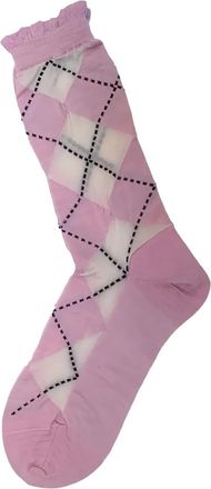 Antipast Sokken met argyle-patroon - Roze