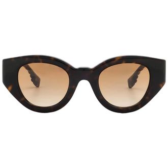Burberry Meadow Brown Gradient Oval Ladies Sunglasses BE4390 300213 47