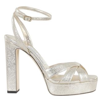Jimmy Choo London Dames, Schoenen, Grijs, Maat: 38 1/2 EU