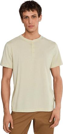The North Face Tri-Blend Short Sleeve Henley Mens Clothing Desert Stone Heather : 2XL, Cotton/Polyester