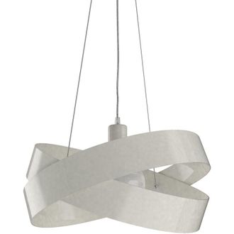 Lumicom SOFT Sospensione, 1X E27, max 42W, metallo, bianco lucido, D40cm