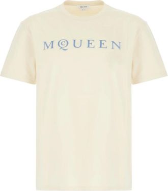 Alexander McQueen T-Shirt - Heren - T-shirts - Beige - S - Tops