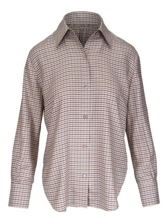 Vince checked shirt - Neutrals