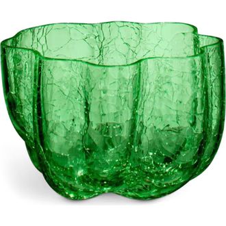 Kosta Boda Small Crackle Bowl in Green at Nordstrom