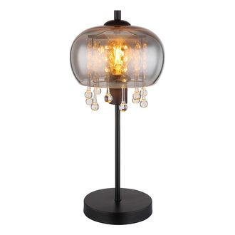 Globo Lighting L&aacute;mpara De Mesa - Corry - Negro - Vidrio - &Oslash; 21cm - - Globo