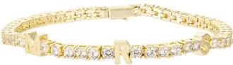 Untamed Petals Mrs Crystal Bracelet in Metallic Gold at Nordstrom