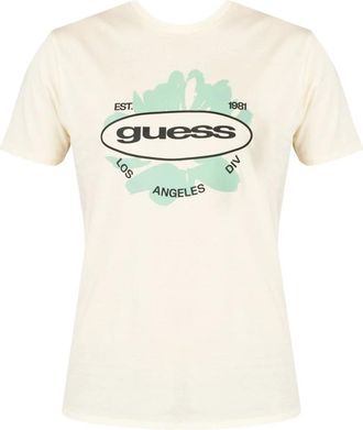 Guess T-Shirt con logo LA - - Tops - Uomo - Giallo - S