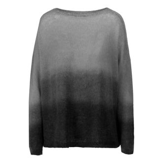 Bomboogie Maglione Girocollo in Misto Alpaca Senza Cuciture - - Knitwear - Donna - Multicolore - S