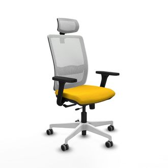 Piqueras y Crespo Silla De Oficina Piqueras Y Crespo Haches Blanco Espuma Inyectada