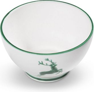 Gmundner Keramik Gmundner Keramik - Gmundner Cer&aacute;mica Ciervo Verde Taz&oacute;n De Cereales Grande (&oslash; 14cm)