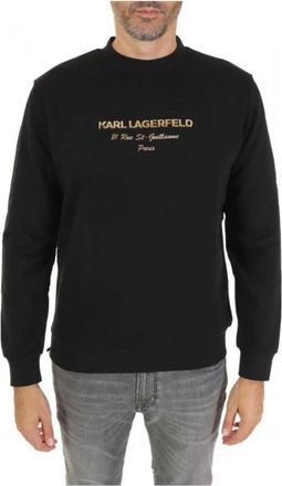 Karl Lagerfeld Heren, Sweatshirts & Hoodies, Zwart, Maat: S