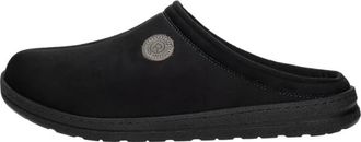 Rohde Pantoffels Open - Heren - Pantoffels - Zwart - 41 EU - Leer - Schoenen