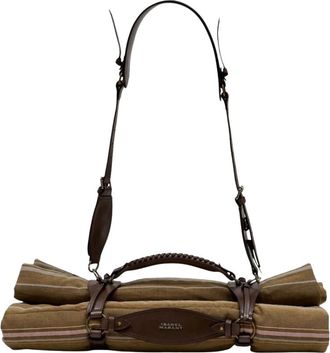 Isabel Marant Tassen, Dames, Beige, ONE Size, Leer, Harness Gd Reistas