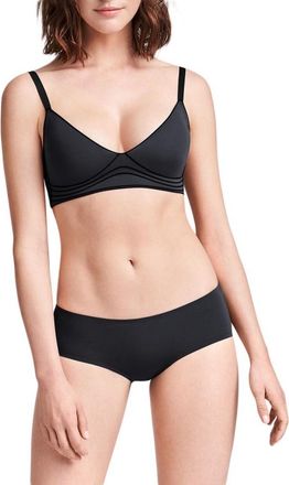 Wolford Ladies Black Cara Beach Triangle, Size X-Small
