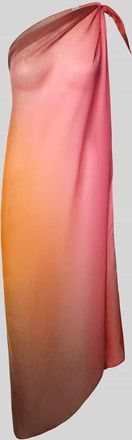 Pieces Pareo mit Allover-Muster Modell BANINNA in Orange, Gr&ouml;&szlig;e 1