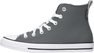 Converse Zomer Hoge Sneakers - Dames - Sneakers - Grijs - 36 1/2 EU - Su&egrave;de - Schoenen