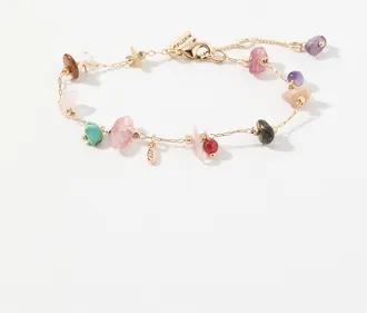 Pilgrim Womens Here semi-precious stone bracelet