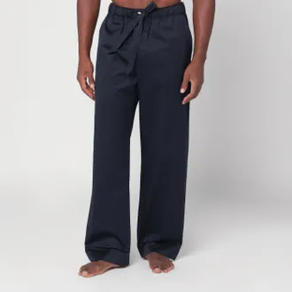 Tekla Blue/White Pyjama Trousers