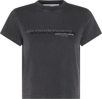 Alexander Wang T-Shirts And Polos Washed Black-Donna