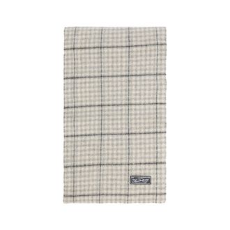 Mfpen Grey Check Facade Scarf