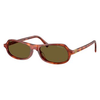 Miu Miu Sunglasses, unisex, Brown, Size: 55 MM 0MU B10Su