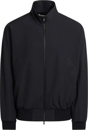Fear of God Blauwe Wollen Jassen - Heren - Bomber jackets - Blauw - S - Wol - Jassen