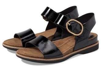 Söfft Bali Womens Sandals Black Crinkle Patent : 6.5 M (B), Leather