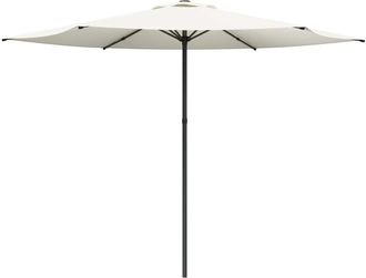 vidaXL Sombrilla De Jard&iacute;n 300 X 300 Cm Poli&eacute;ster Rectangular Crema Vidaxl
