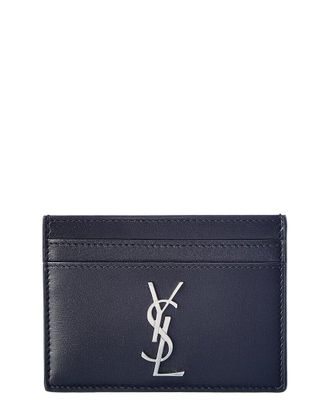 Saint Laurent Monogram Leather Card Case