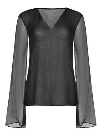 Alberta Ferretti Blouse By Made Of Silk