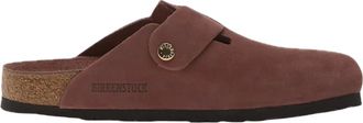 Birkenstock Boston Big Buckle Narrow Fit - unisex - Schoenen - Bruin - Maat: 40 EU Leer