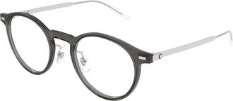 Montblanc Optical Frame - Heren - Brillen - Grijs - 48 MM - Accessoires